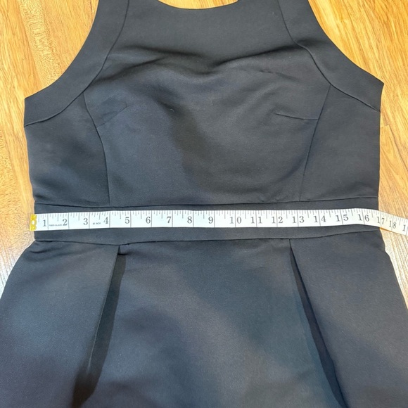 Kate Spade Black Bow Back Faille Sleeveless Sheath Mini Dress Size 14 - Picture 7 of 12